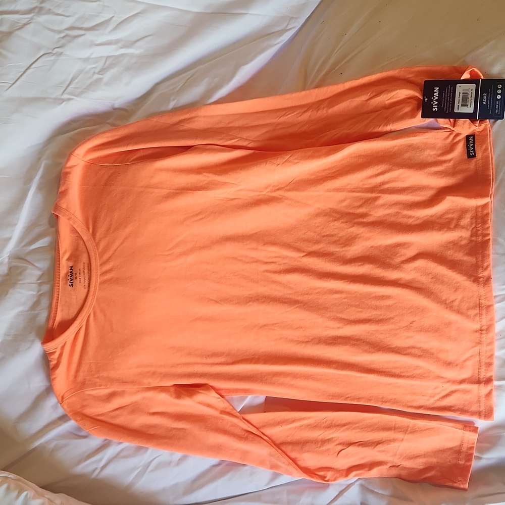 Bright orange under shirt